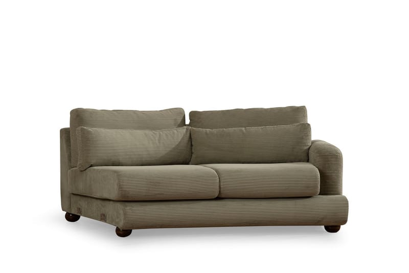 Relento Svängd Soffa 4-sits - Grön - Möbler - Vardagsrum - Soffor - 4-sits soffor