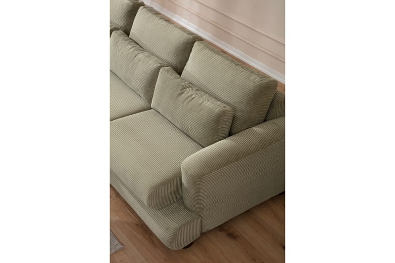 Relento Svängd Soffa 4-sits - Grön - Möbler - Vardagsrum - Soffor - 4-sits soffor