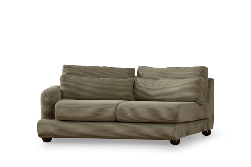 Relento Svängd Soffa 4-sits - Grön - Möbler - Vardagsrum - Soffor - 4-sits soffor