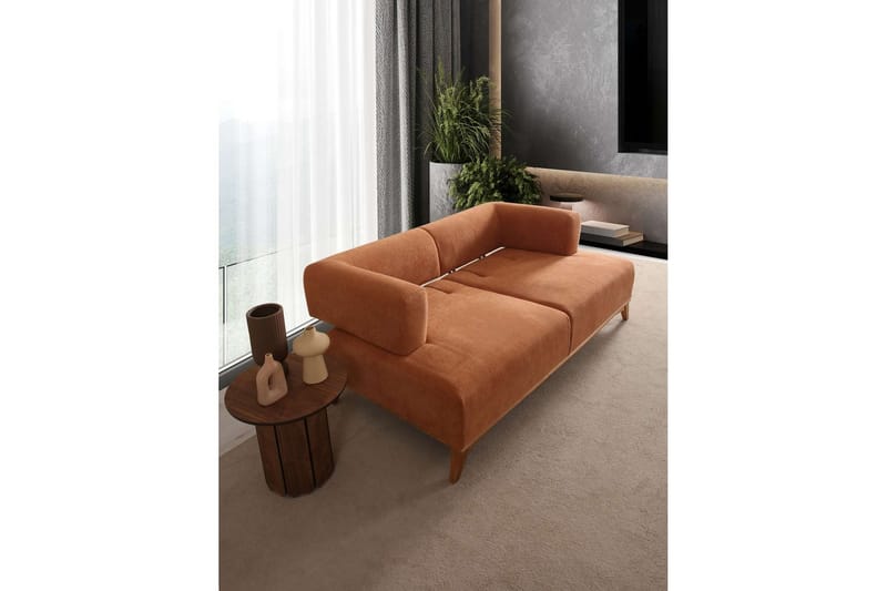 Malkiat Soffa 2-sits - Orange - Möbler - Vardagsrum - Soffor - 2-sits soffor