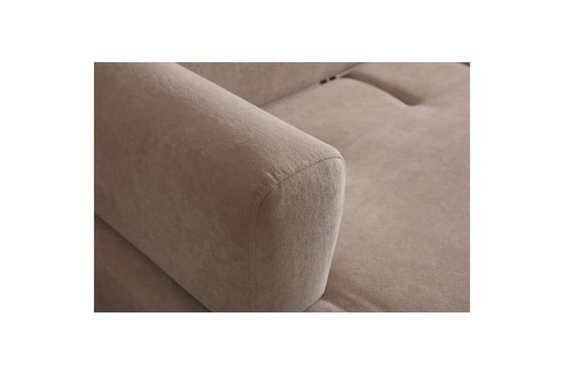 Malkiat Soffa 3-sits - Beige/Svart - Möbler - Vardagsrum - Soffor - 3-sits soffor