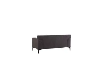 Malpani Soffa 2-sits - Antracit - Möbler - Vardagsrum - Soffor - 2-sits soffor