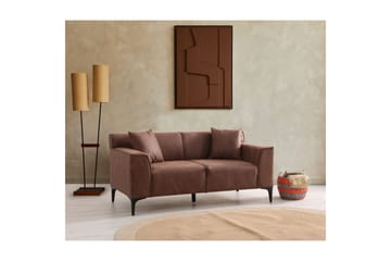 Malpani Soffa 2-sits - Cognac - Möbler - Vardagsrum - Soffor - 2-sits soffor