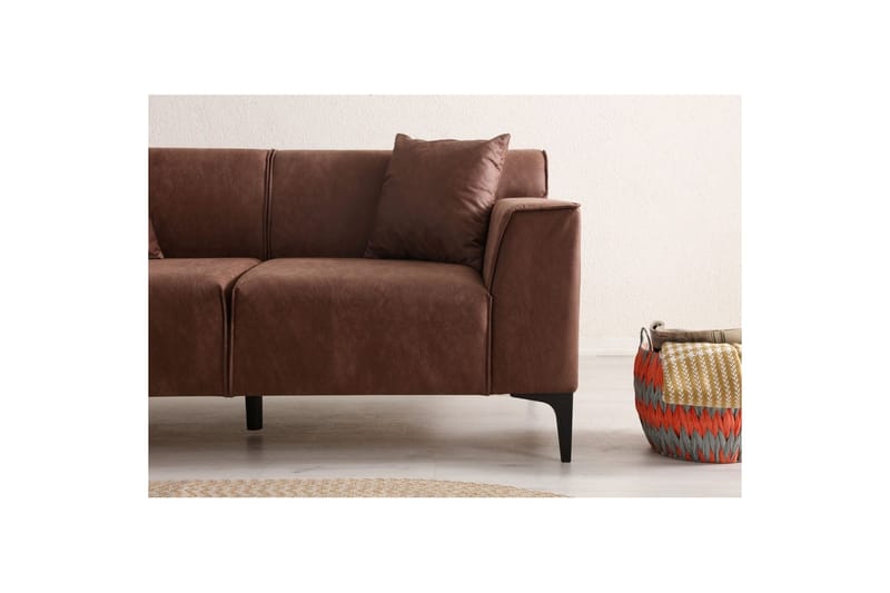 Malpani Soffa 2-sits - Cognac - Möbler - Vardagsrum - Soffor - 2-sits soffor