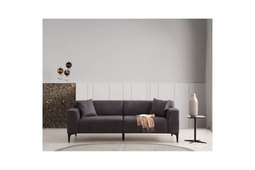 Malpani Soffa 3-sits - Antracit - Möbler - Vardagsrum - Soffor - 3-sits soffor