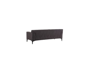 Malpani Soffa 3-sits - Antracit - Möbler - Vardagsrum - Soffor - 3-sits soffor