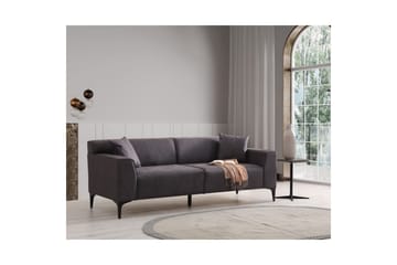 Malpani Soffa 3-sits - Antracit - Möbler - Vardagsrum - Soffor - 3-sits soffor