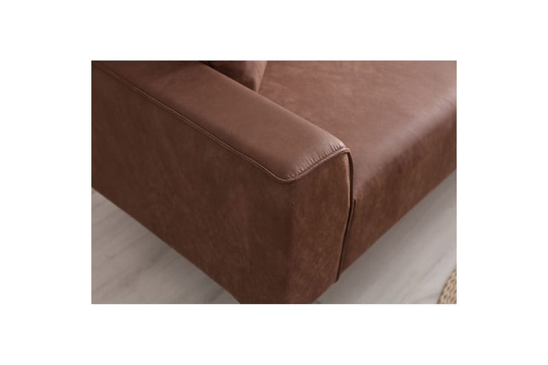 Malpani Soffa 3-sits - Cognac - Möbler - Vardagsrum - Soffor - 3-sits soffor