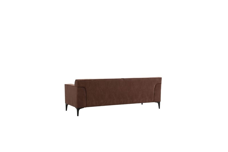Malpani Soffa 3-sits - Cognac - Möbler - Vardagsrum - Soffor - 3-sits soffor