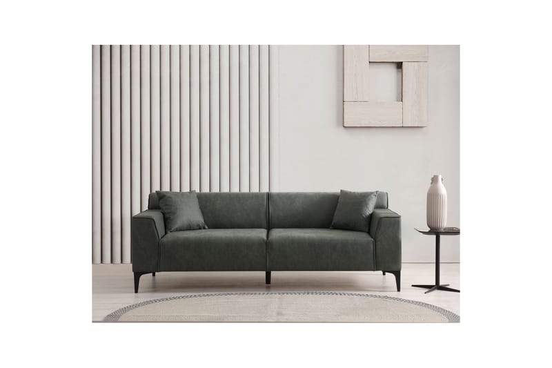 Malpani Soffa 3-sits - Grön - Möbler - Vardagsrum - Soffor - 3-sits soffor