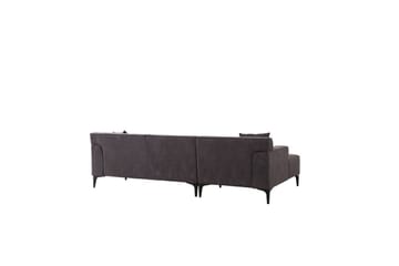 Malpani Soffa med Divan 3-sits - Antracit - Möbler - Vardagsrum - Soffor - Divansoffa & schäslong