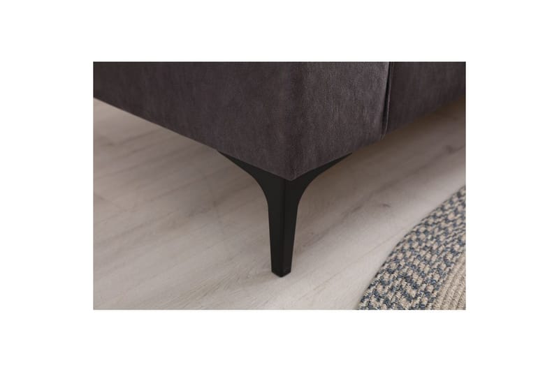 Malpani Soffa med Divan 3-sits - Antracit - Möbler - Vardagsrum - Soffor - Divansoffa & schäslong