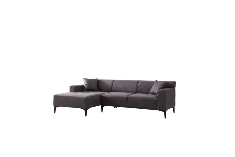 Malpani Soffa med Divan 3-sits, Antracit