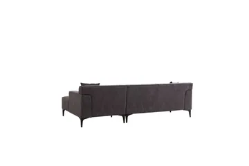 Malpani Soffa med Divan 3-sits - Antracit - Möbler - Vardagsrum - Soffor - Divansoffa & schäslong
