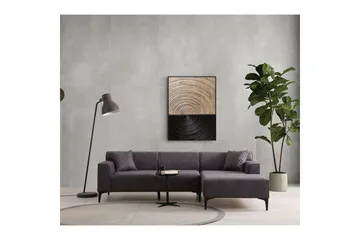 Malpani Soffa med Divan 3-sits - Antracit - Möbler - Vardagsrum - Soffor - Divansoffa & schäslong