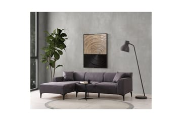 Malpani Soffa med Divan 3-sits - Antracit - Möbler - Vardagsrum - Soffor - Divansoffa & schäslong