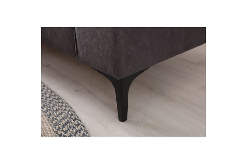 Malpani Soffa med Divan 3-sits - Antracit - Möbler - Vardagsrum - Soffor - Divansoffa & schäslong