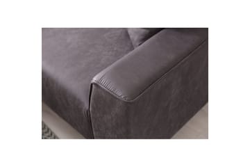 Malpani Soffa med Divan 3-sits - Antracit - Möbler - Vardagsrum - Soffor - Divansoffa & schäslong