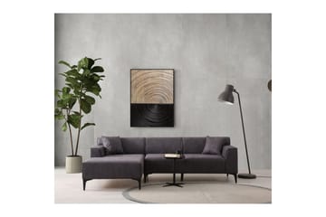Malpani Soffa med Divan 3-sits - Antracit - Möbler - Vardagsrum - Soffor - Divansoffa & schäslong