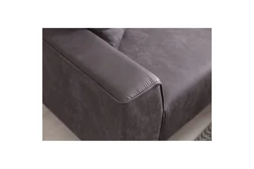 Malpani Soffa med Divan 3-sits - Antracit - Möbler - Vardagsrum - Soffor - Divansoffa & schäslong