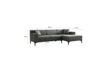 Malpani Soffa med Divan 3-sits - Grön - Möbler - Vardagsrum - Soffor - Divansoffa & schäslong