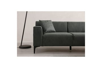 Malpani Soffa med Divan 3-sits - Grön - Möbler - Vardagsrum - Soffor - Divansoffa & schäslong