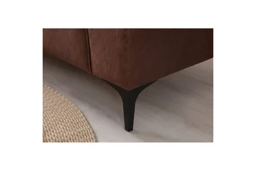 Malpani Soffa med Divan 4-sits - Cognac - Möbler - Vardagsrum - Soffor - Divansoffa & schäslong