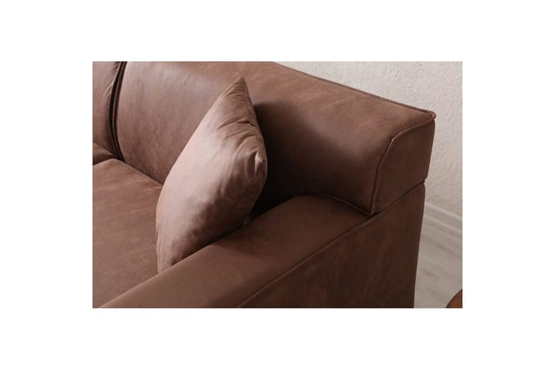 Malpani Soffa med Divan 4-sits - Cognac - Möbler - Vardagsrum - Soffor - Divansoffa & schäslong