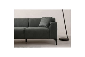 Malpani Soffa med Divan 4-sits - Grön - Möbler - Vardagsrum - Soffor - Divansoffa & schäslong