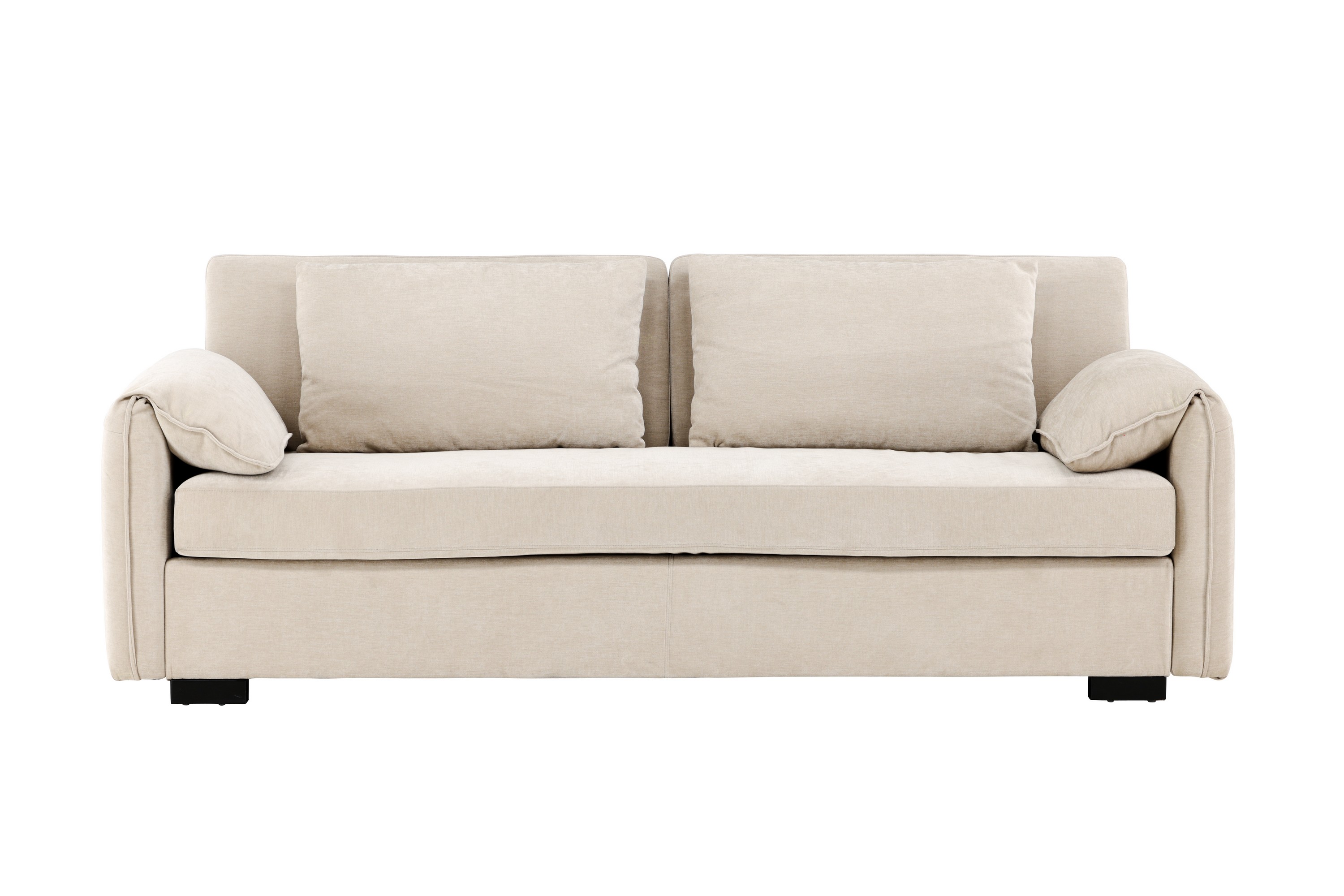 malva 3-sits soffa - brun