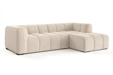 Marlow 3-sits Bubblig Divansoffa höger - Beige - Möbler - Vardagsrum - Soffor - Divansoffa & schäslong