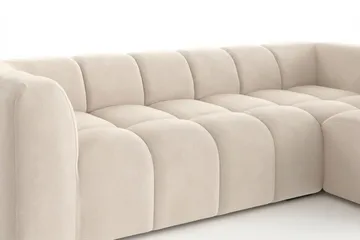 Marlow 3-sits Bubblig Divansoffa höger - Beige - Möbler - Vardagsrum - Soffor - Divansoffa & schäslong