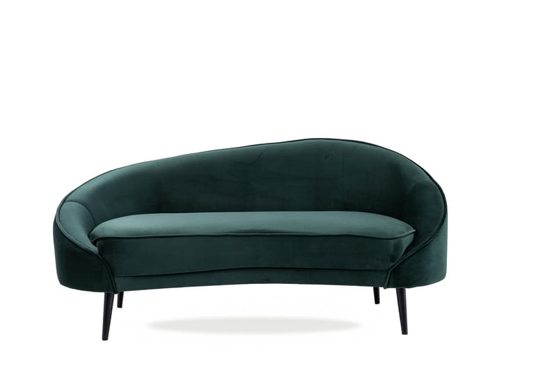 Mateus 3-sits Soffa Sammet - Mörkgrön - Möbler - Vardagsrum - Soffor - 3-sits soffor