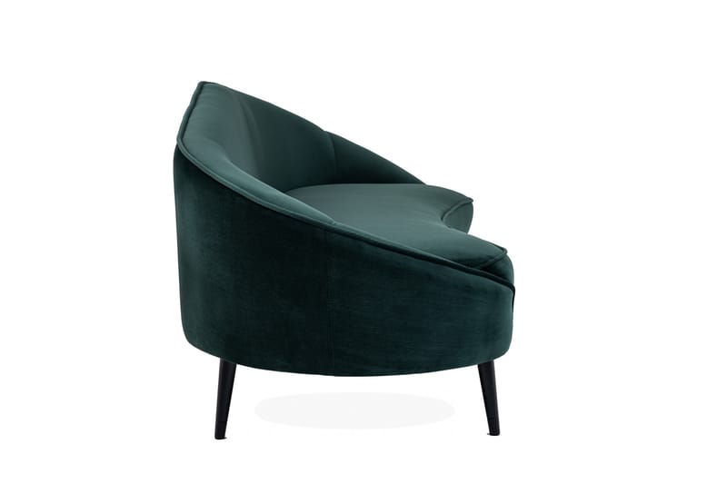 Mateus 3-sits Soffa Sammet - Mörkgrön - Möbler - Vardagsrum - Soffor - 3-sits soffor