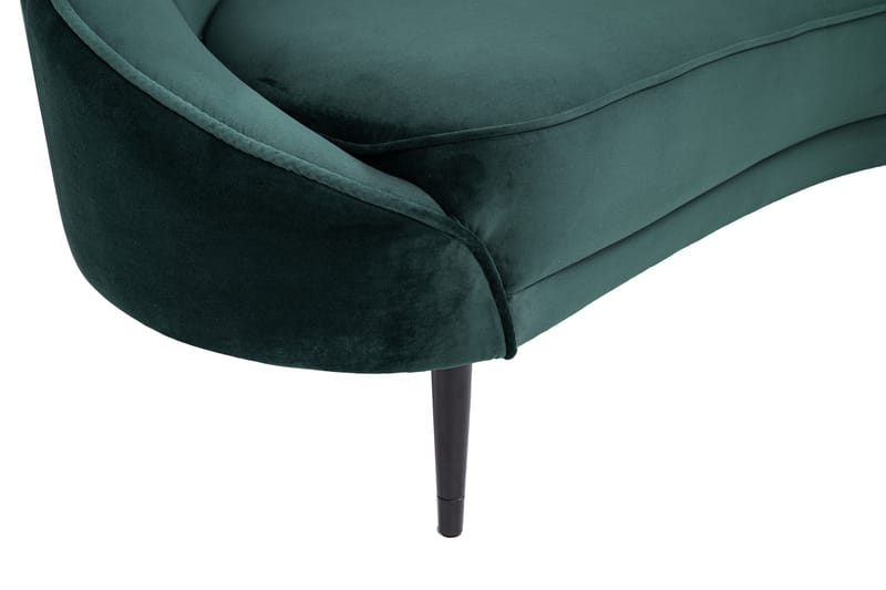 Mateus 3-sits Soffa Sammet - Mörkgrön - Möbler - Vardagsrum - Soffor - 3-sits soffor