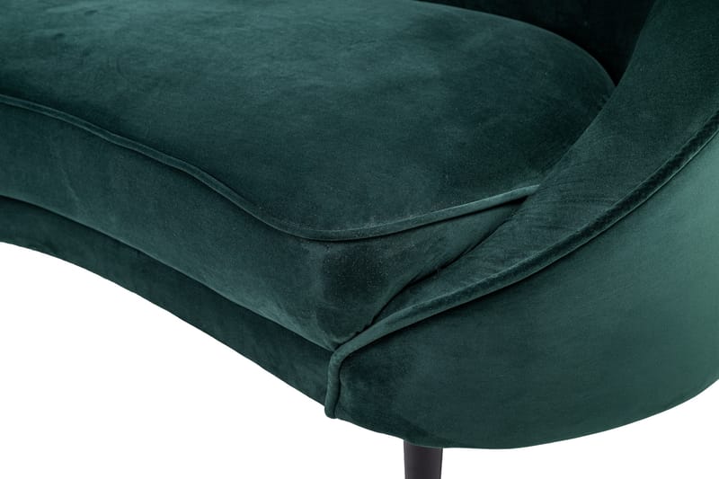 Mateus 3-sits Soffa Sammet - Mörkgrön - Möbler - Vardagsrum - Soffor - 3-sits soffor