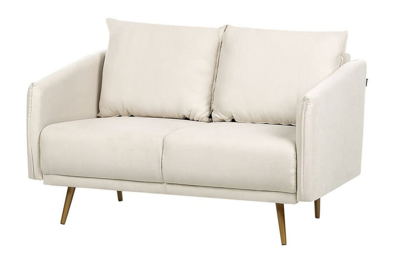 Maurana Soffa 2-sits - Beige/Guld - Möbler - Vardagsrum - Soffor - 2-sits soffor