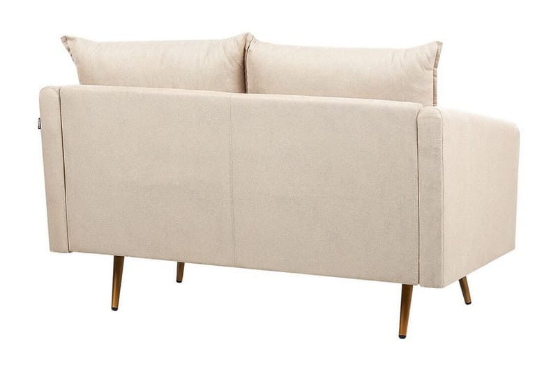 Maurana Soffa 2-sits - Beige/Guld - Möbler - Vardagsrum - Soffor - 2-sits soffor
