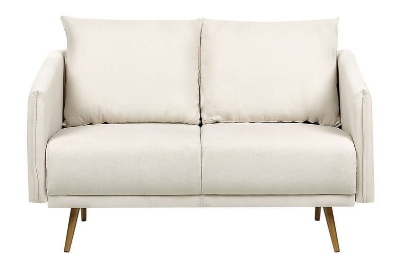 Maurana Soffa 2-sits - Beige/Guld - Möbler - Vardagsrum - Soffor - 2-sits soffor