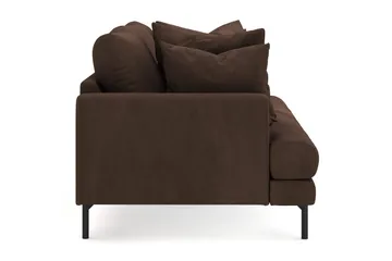 Menard 3-sits Djup Manchestersoffa - Brun - Möbler - Vardagsrum - Soffor - 3-sits soffor