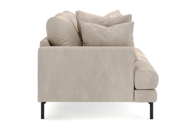 Menard 3-sits Djup Manchestersoffa - Greige - Möbler - Vardagsrum - Soffor - 3-sits soffor
