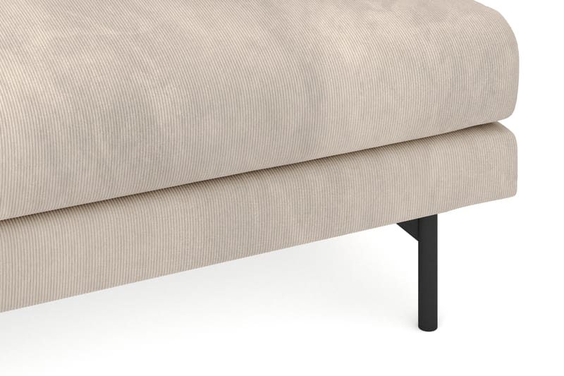 Menard 3-sits Djup Manchestersoffa - Greige - Möbler - Vardagsrum - Soffor - 3-sits soffor