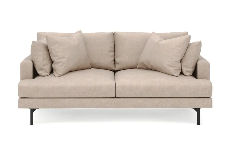 Menard 3-sits Djup Tygsoffa - Beige - Möbler - Vardagsrum - Soffor - 3-sits soffor