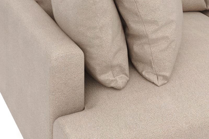 Menard 3-sits Djup Tygsoffa - Beige - Möbler - Vardagsrum - Soffor - 3-sits soffor