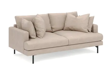 Menard 3-sits Djup Tygsoffa - Beige - Möbler - Vardagsrum - Soffor - 3-sits soffor