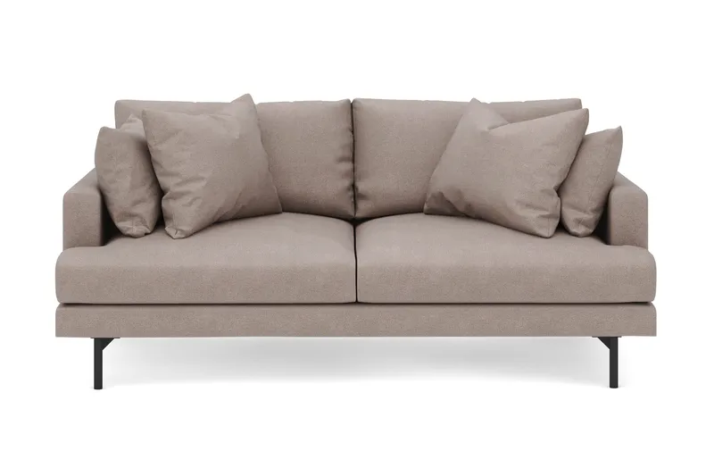 Menard 3-sits Djup Tygsoffa - Brun - Möbler - Vardagsrum - Soffor - 3-sits soffor