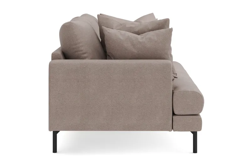 Menard 3-sits Djup Tygsoffa - Brun - Möbler - Vardagsrum - Soffor - 3-sits soffor