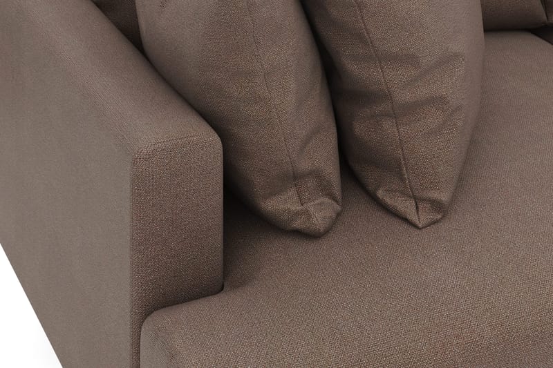 Menard 3-sits Djup Tygsoffa - Brun - Möbler - Vardagsrum - Soffor - 3-sits soffor