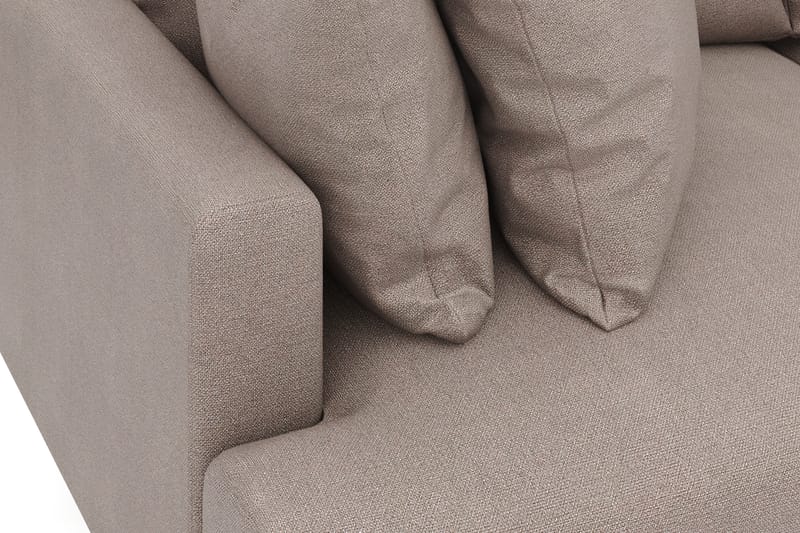 Menard 3-sits Djup Tygsoffa - Brun - Möbler - Vardagsrum - Soffor - 3-sits soffor