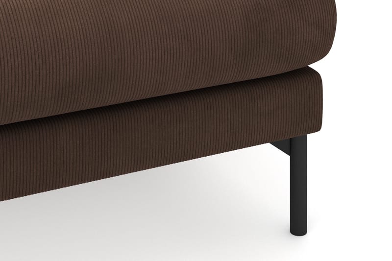 Menard 3-sits Högervänd L-formad Divansoffa i Manchester - Brun - Möbler - Vardagsrum - Soffor - Divansoffa & schäslong